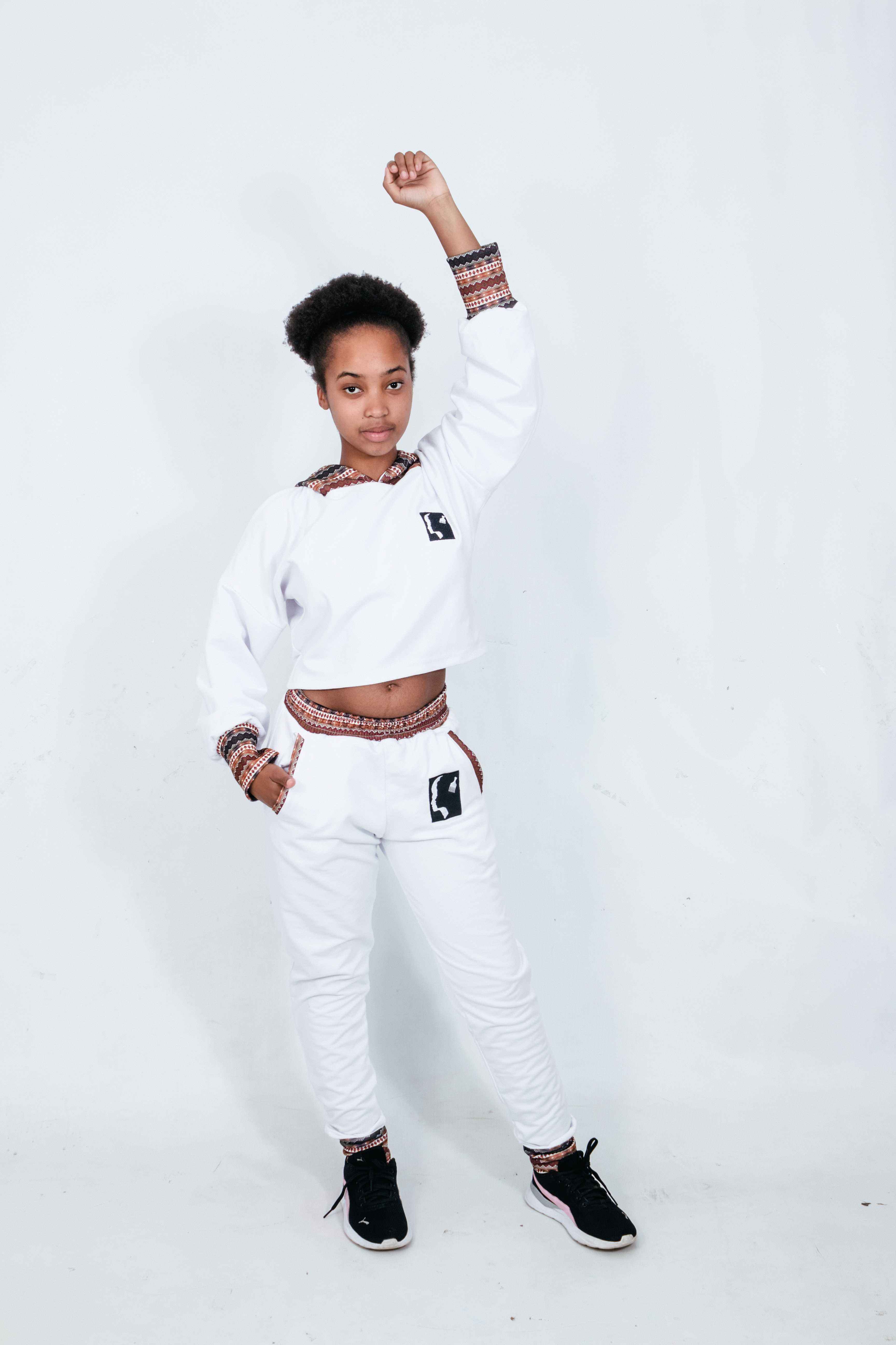 Yesihle cropped hoodie