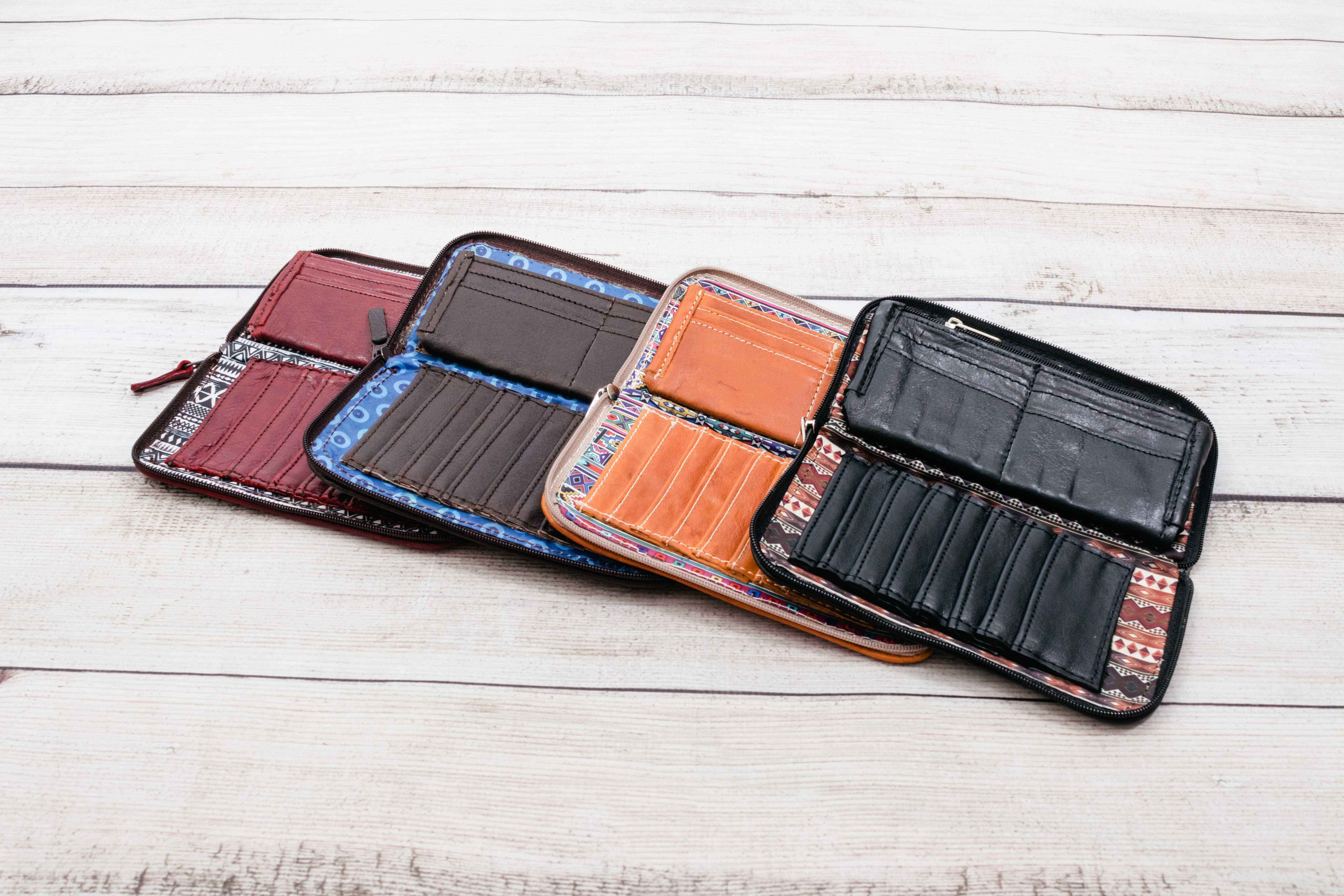 Genuine leather ladies wallet