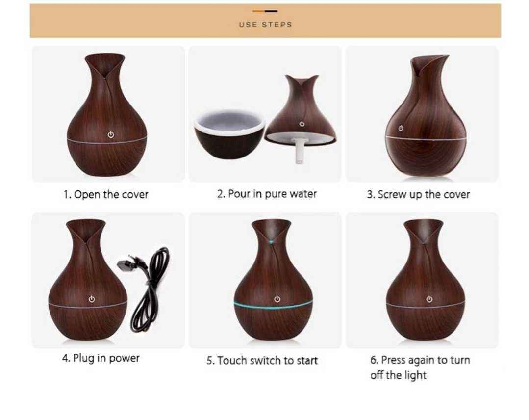 Led Ultrasonic Humidifier 