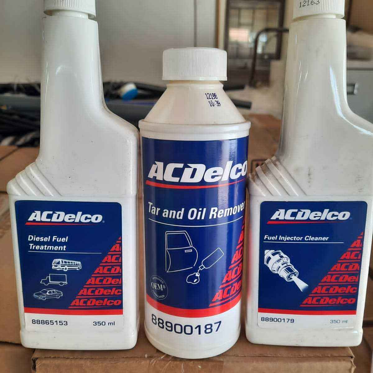 ACdelco injector cleaner and tar remover 
