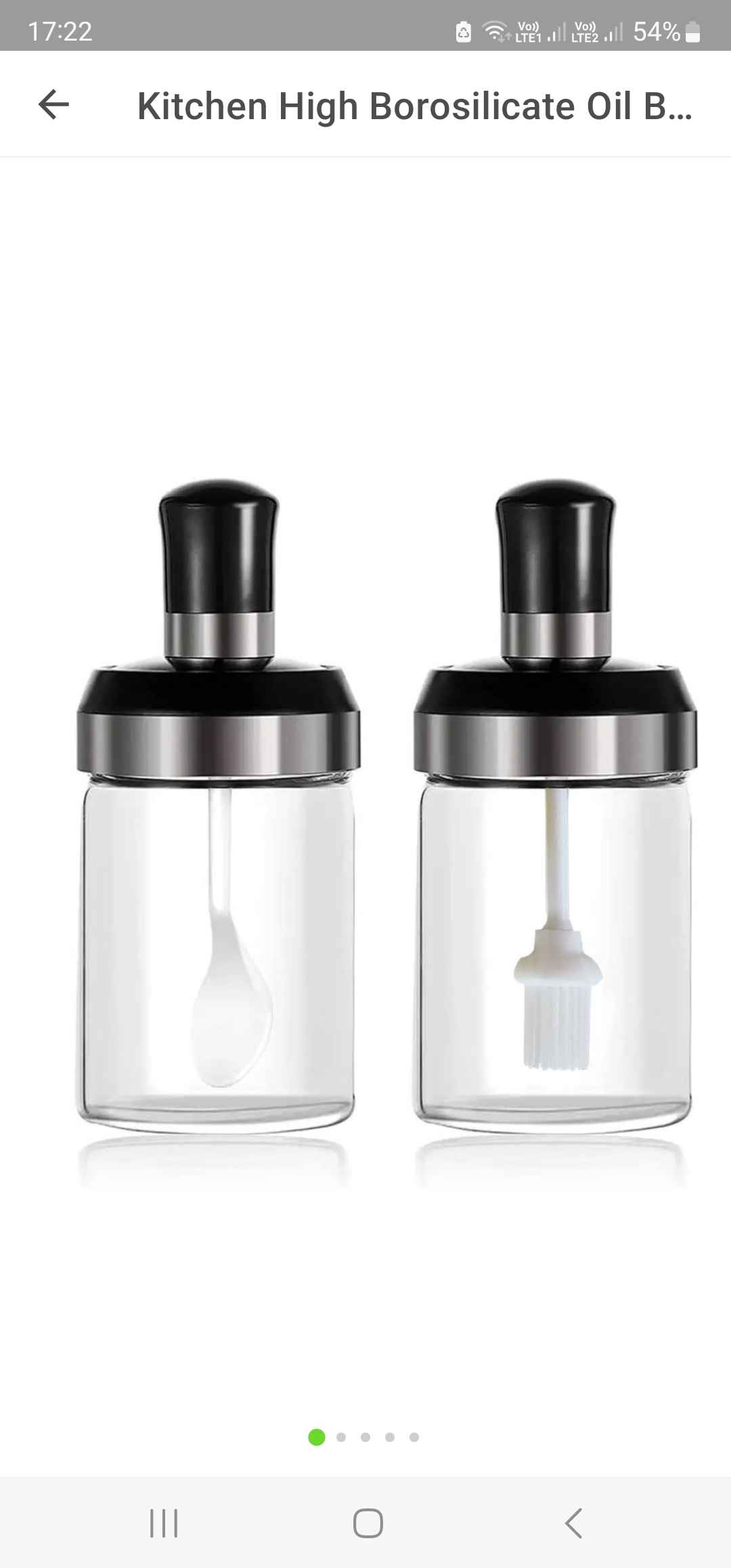 Borosilicate Oil- & Salt Bottle Set