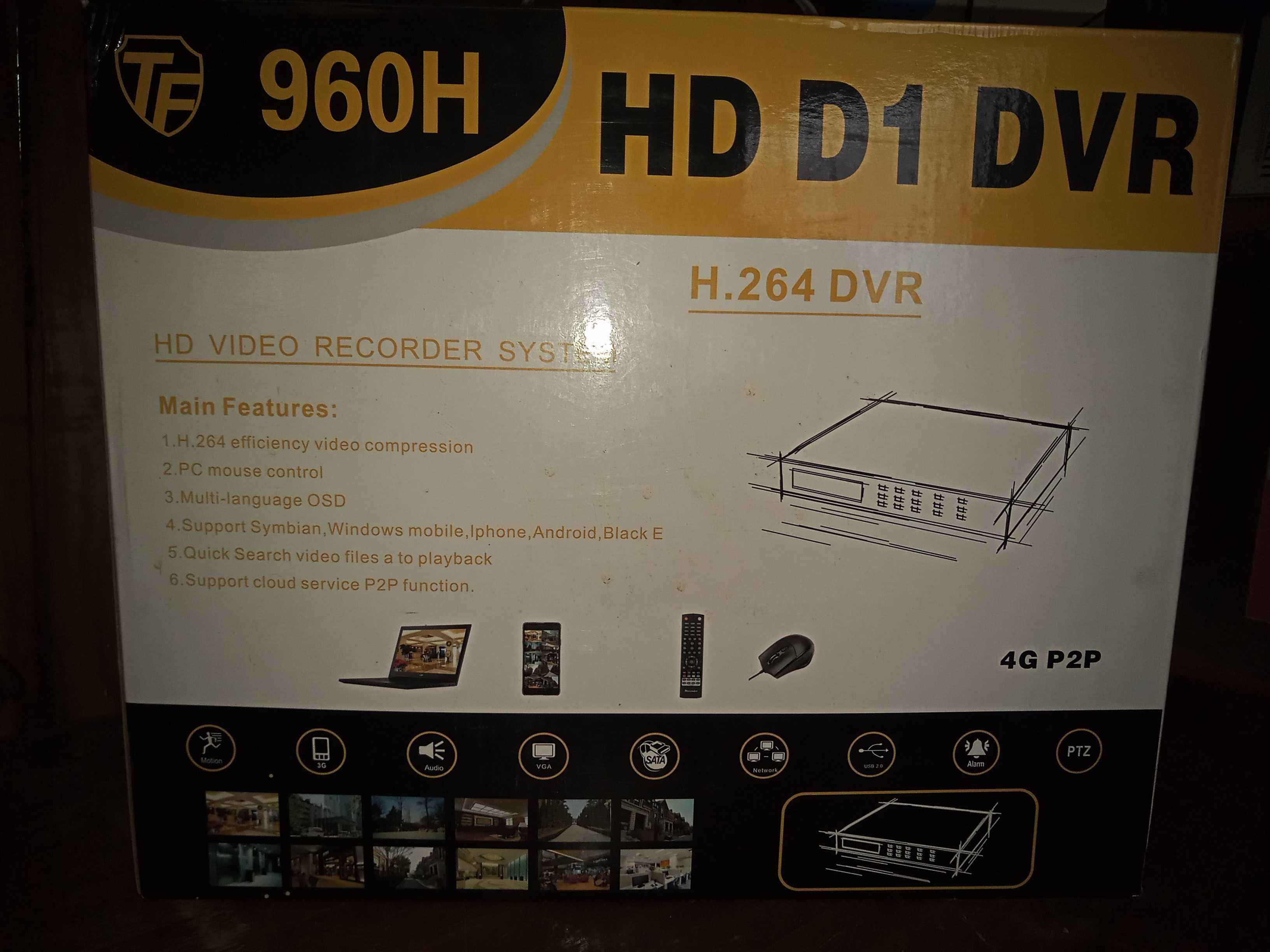 HD D1 DVR 960H 4 Channel