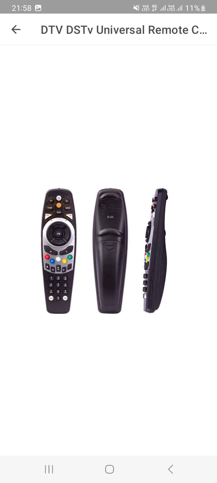 universal dstv remotes