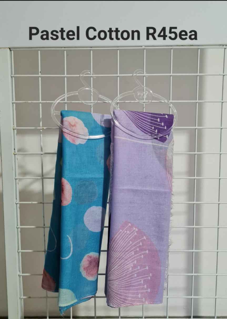 Pastel Cotton Scarves 