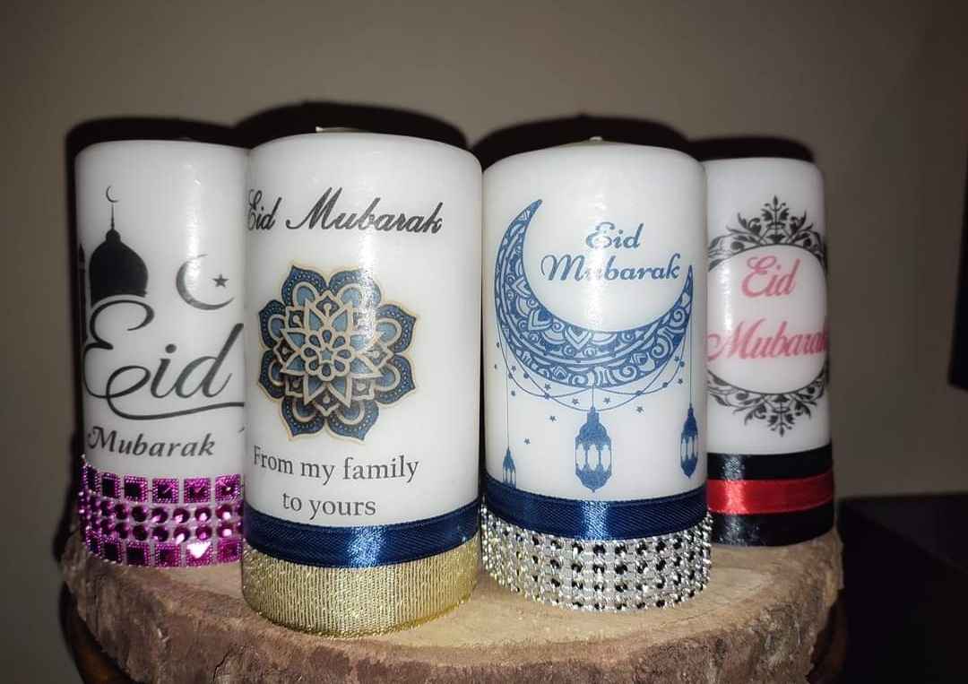 Eid Candles Personalised