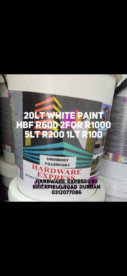 Highbody Fillercoat Paint 20lt