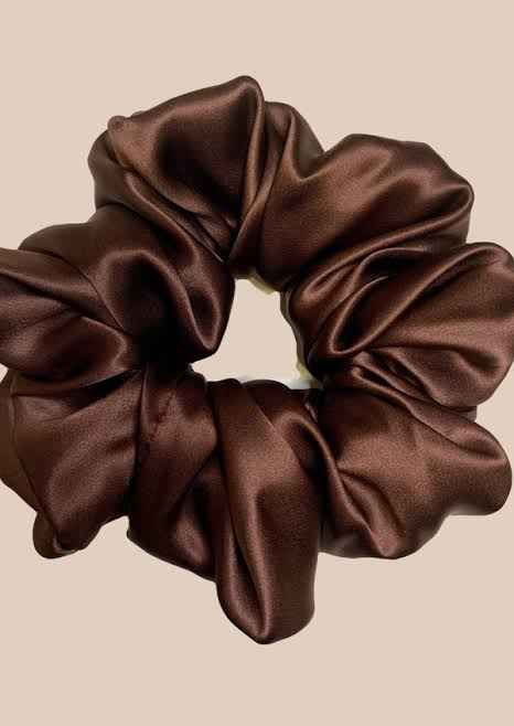 Satin silk scrunchies