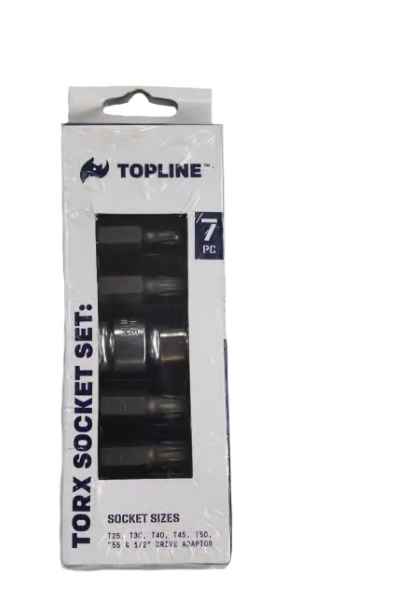 TOPLINE TORX SOCKET SET 7PC