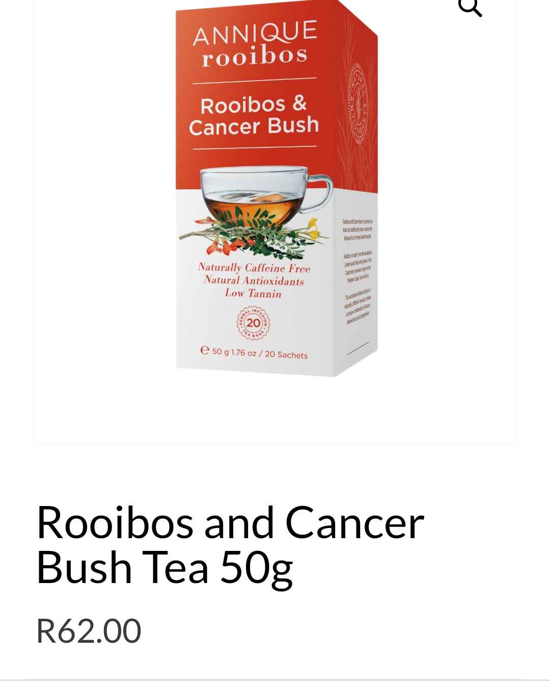 Rooibos and Cancer Bush Tea