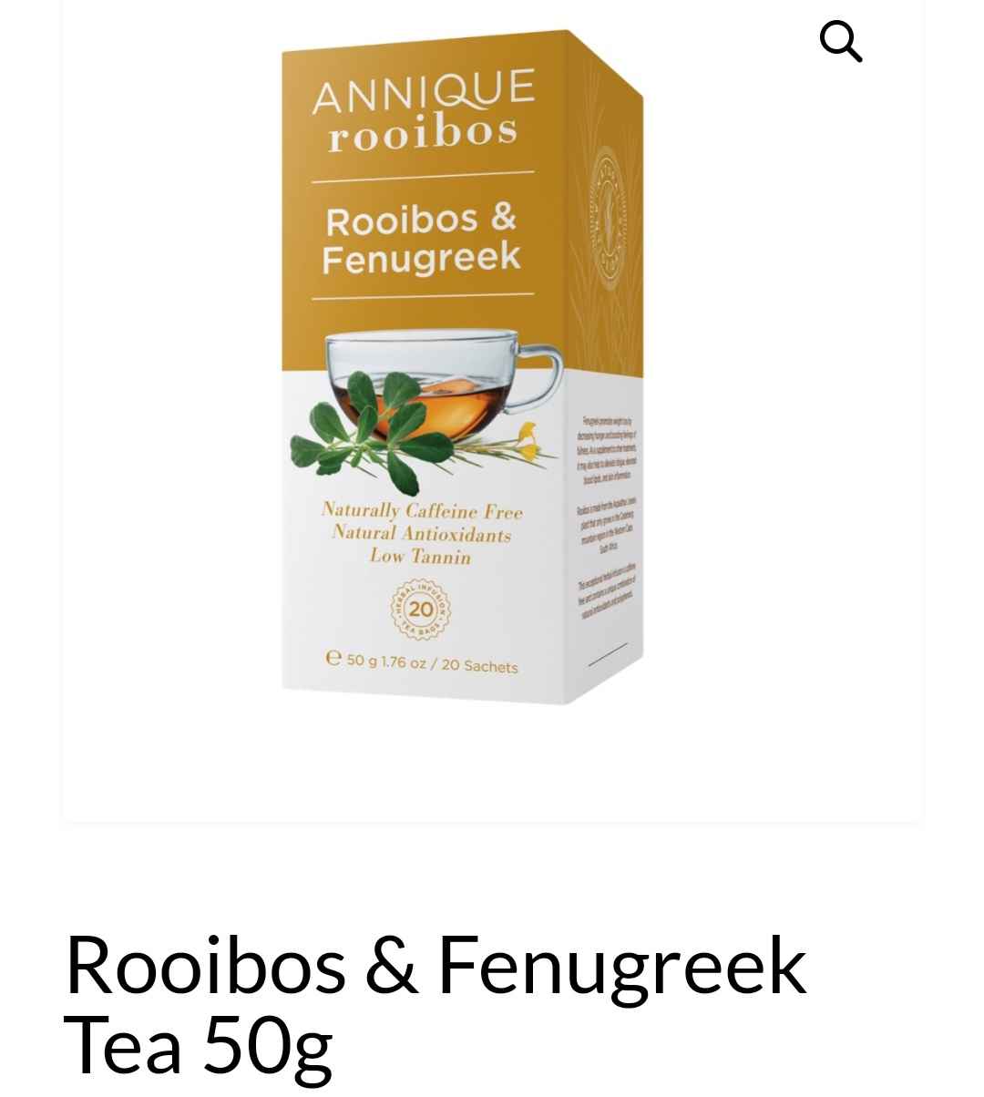 Rooibos & FenuGreek Tea