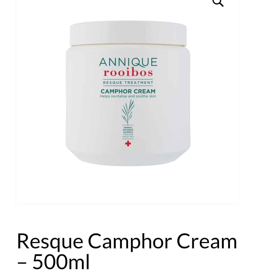 Resque Camphor Cream