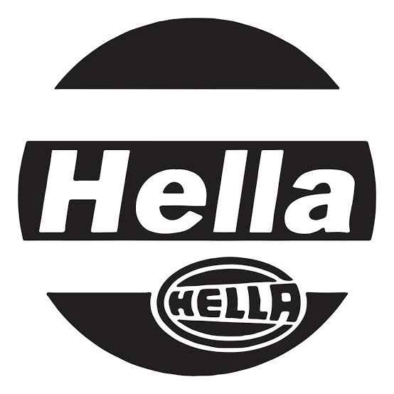 hella headlight golf 1 sticker