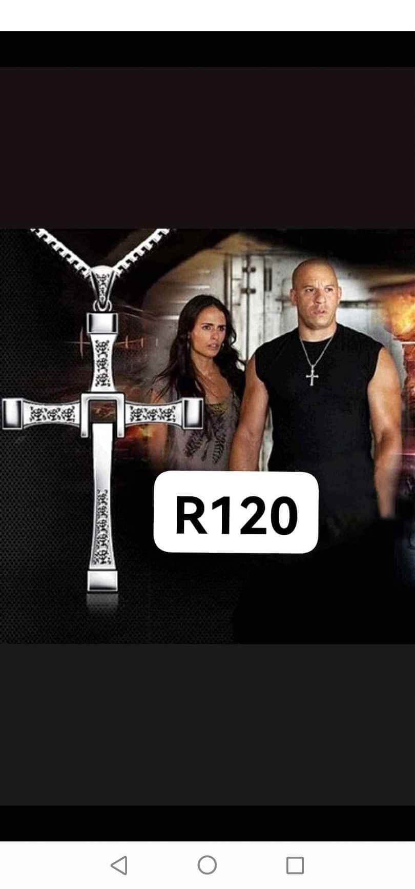 Cross necklace fast and furious 