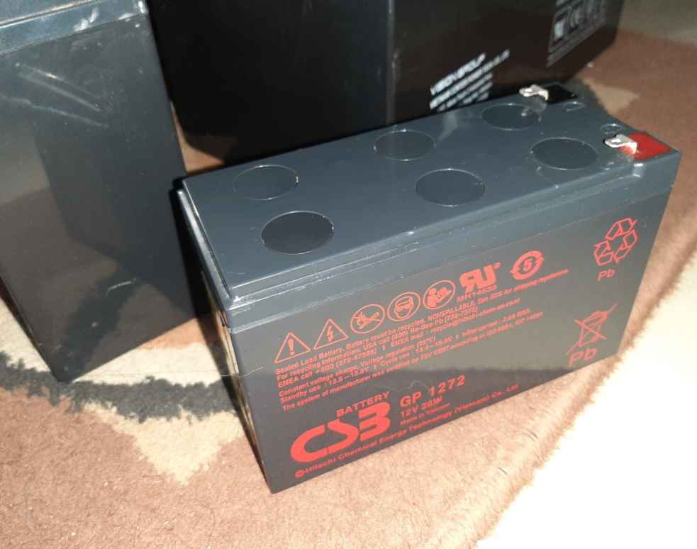 new 12v 7-7.5ah gate alarm, batteries