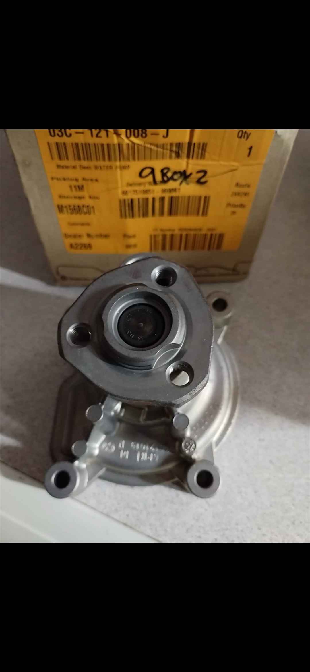 Polo 9n water pump and coolant 