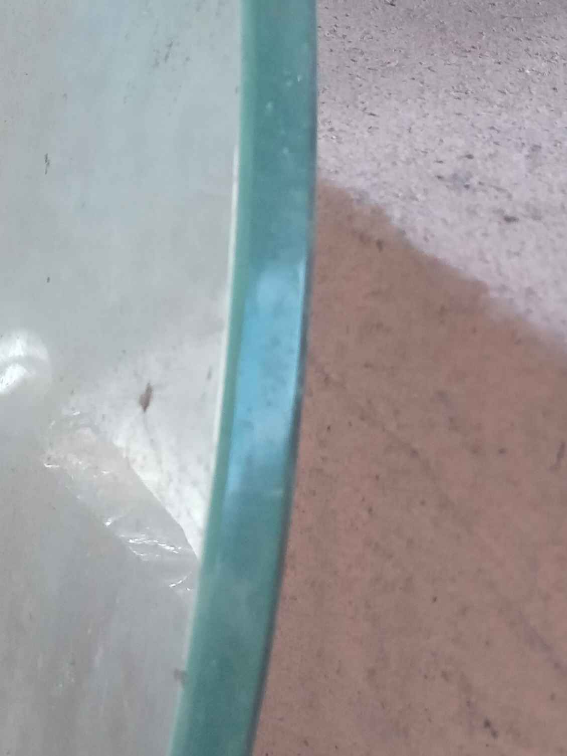 tempered glass table top only