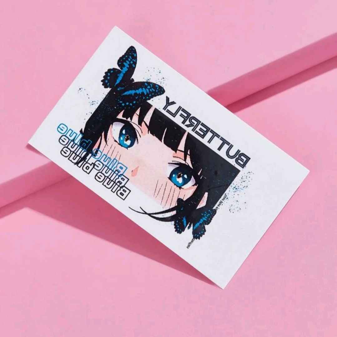 Anime Girl Temporary Tattoo 