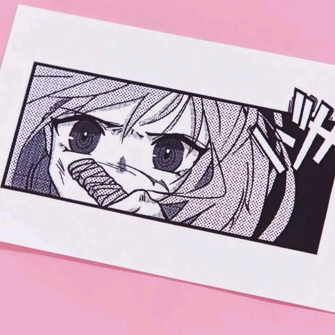 Anime Girl Temporary Tattoo 