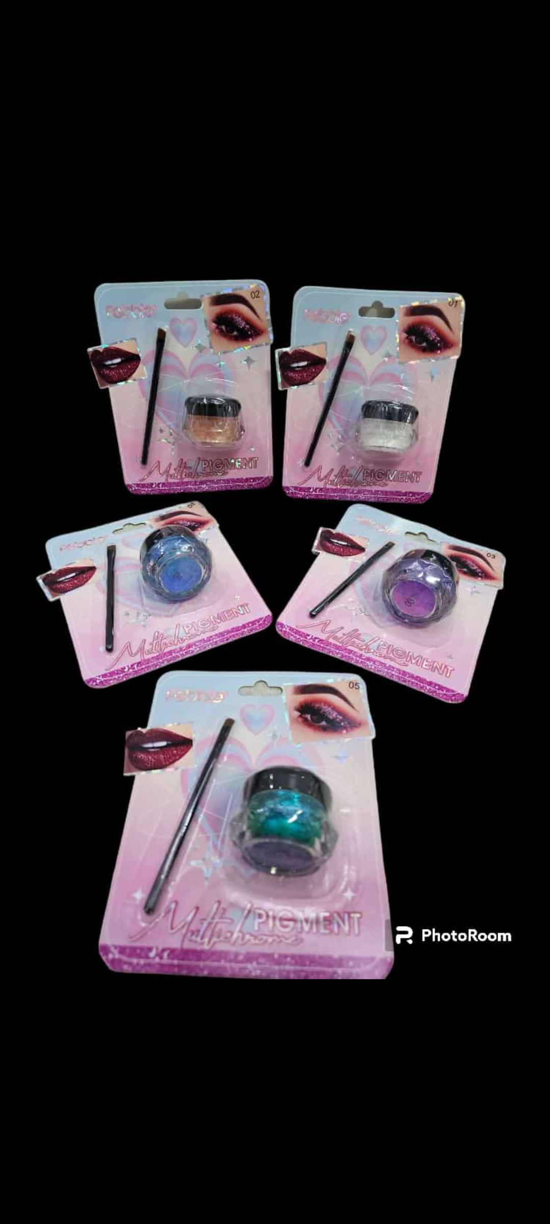 multi chrome eye shadow with vrush