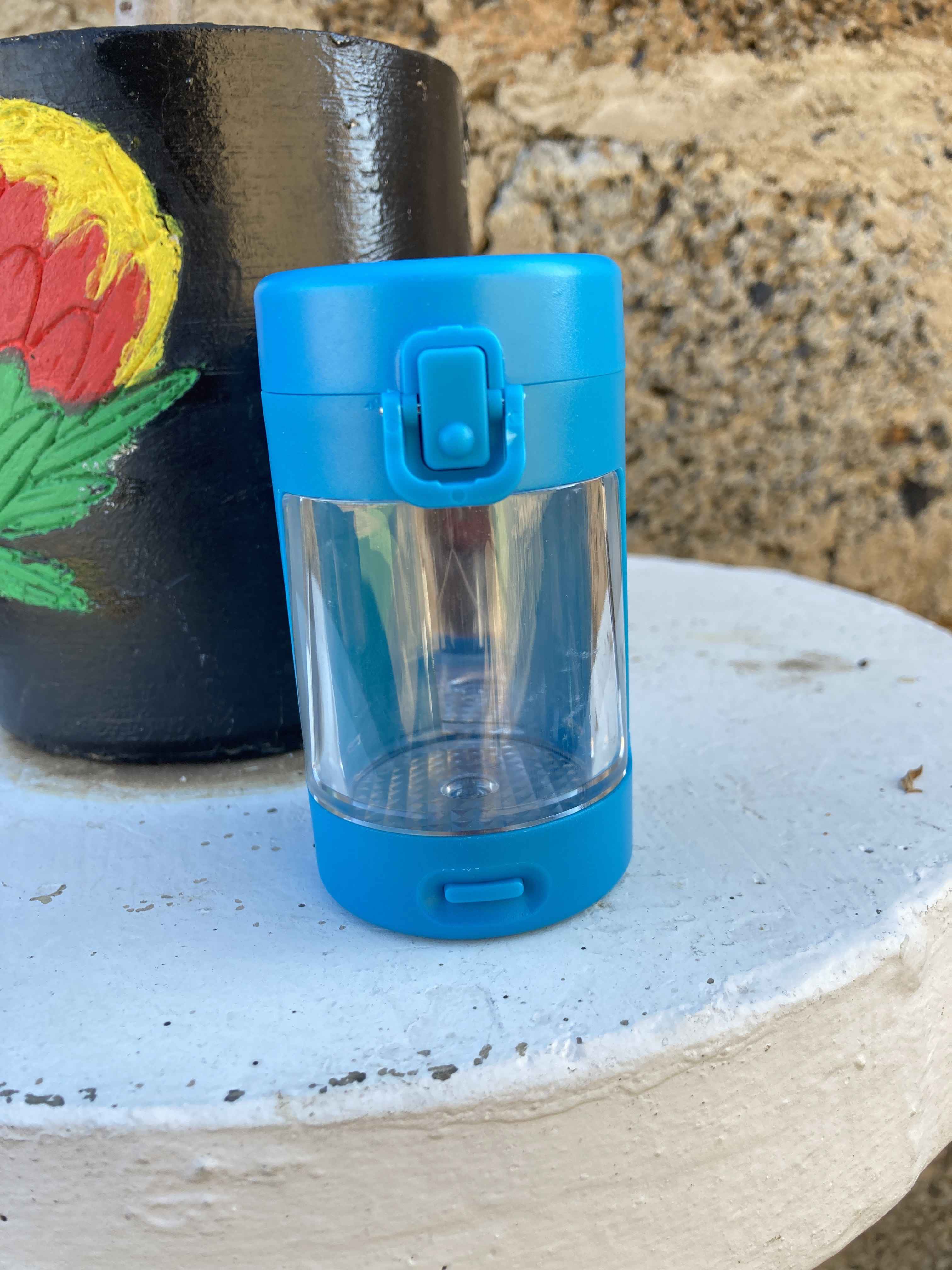 Magnifying glass jar