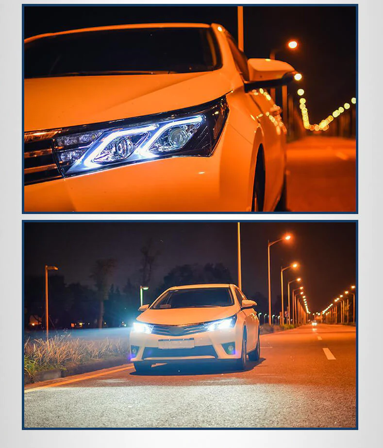 Toyota corolla headlights