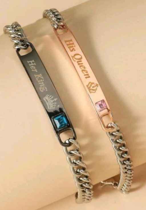 King and Queen Couples Bracelet 