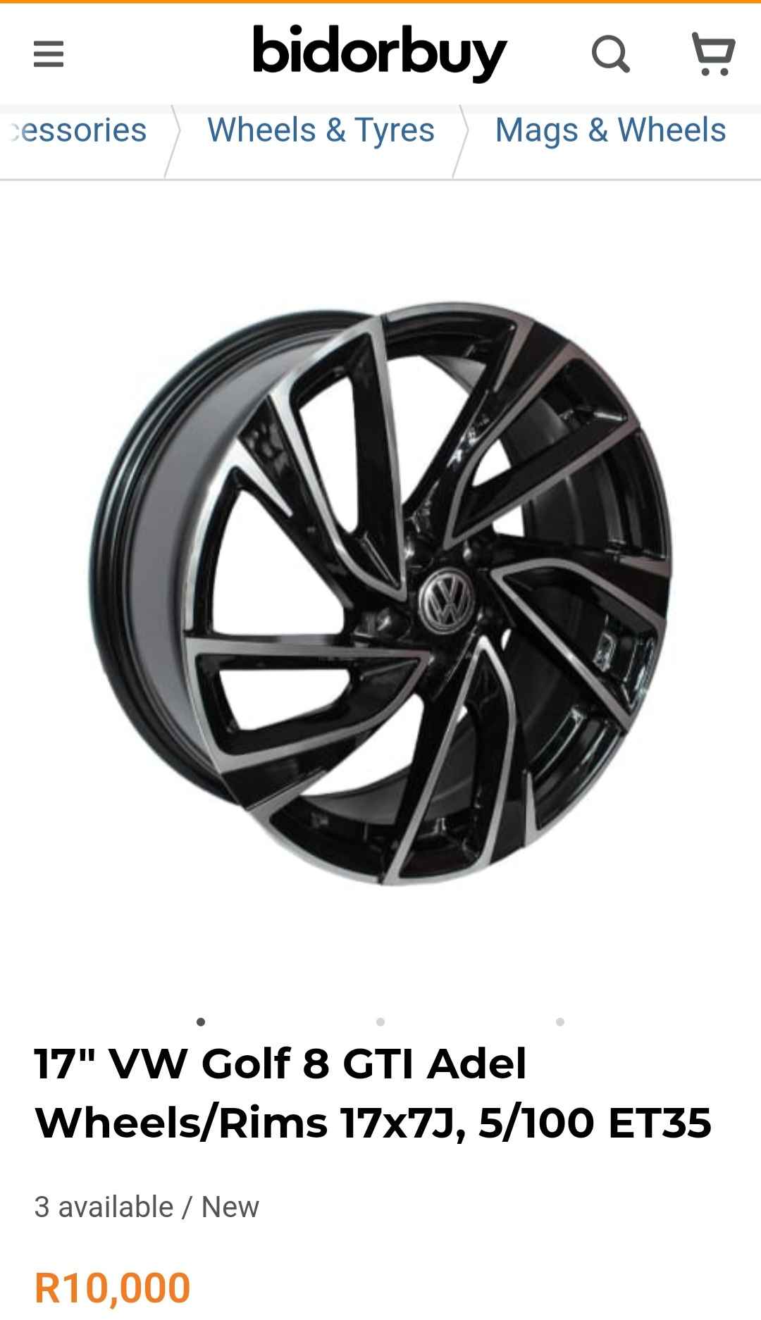 17" Golf 8 GTi Reps 5×100