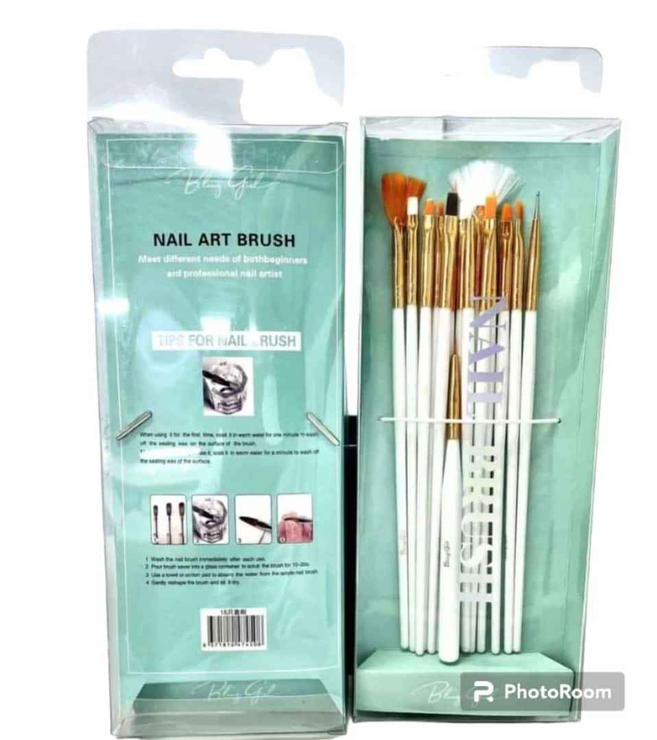 Nail art brush set