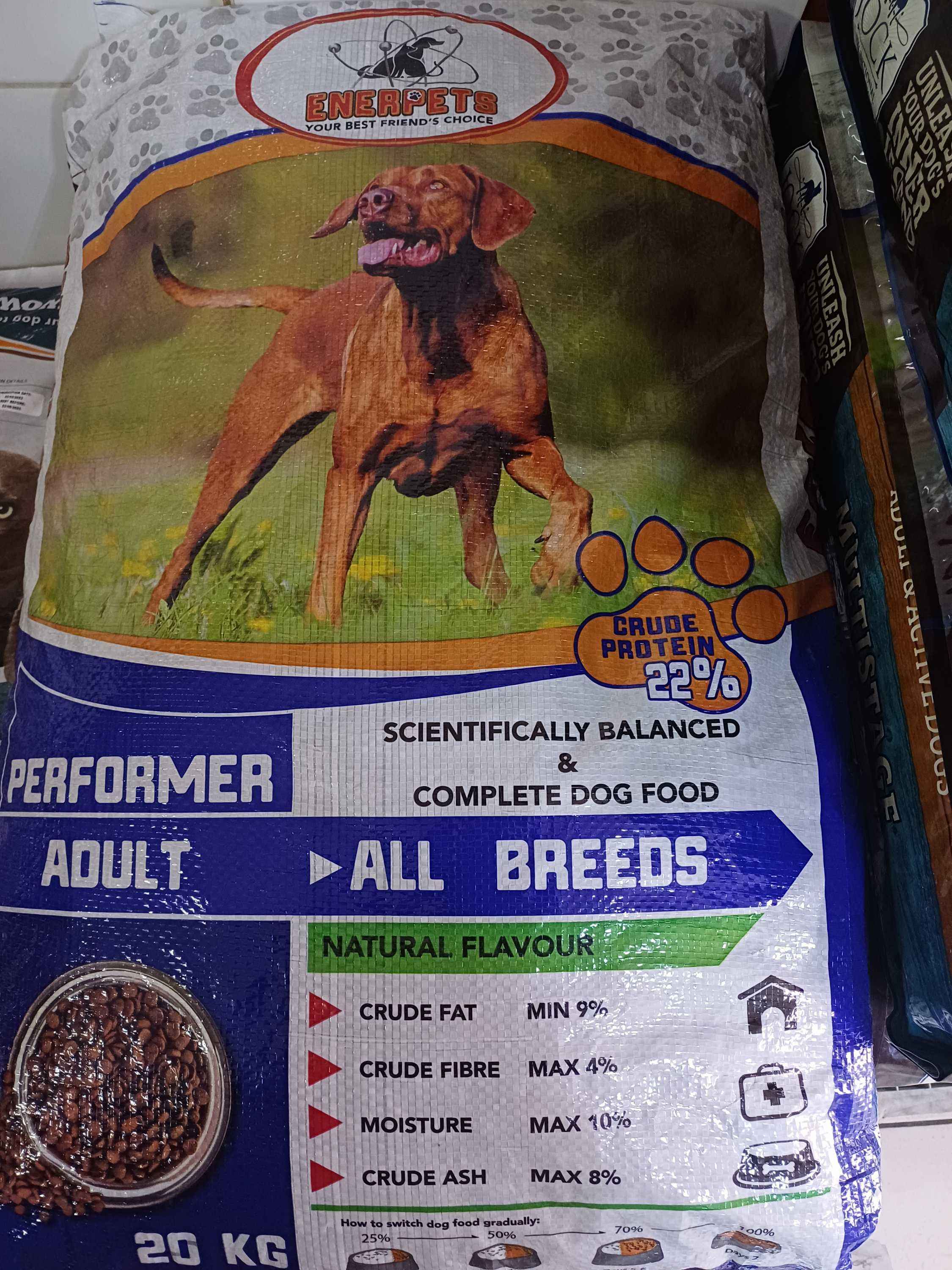 performer dog food 20kg