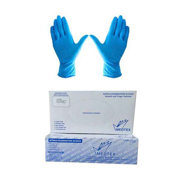 Medtex Nitrile gloves Large