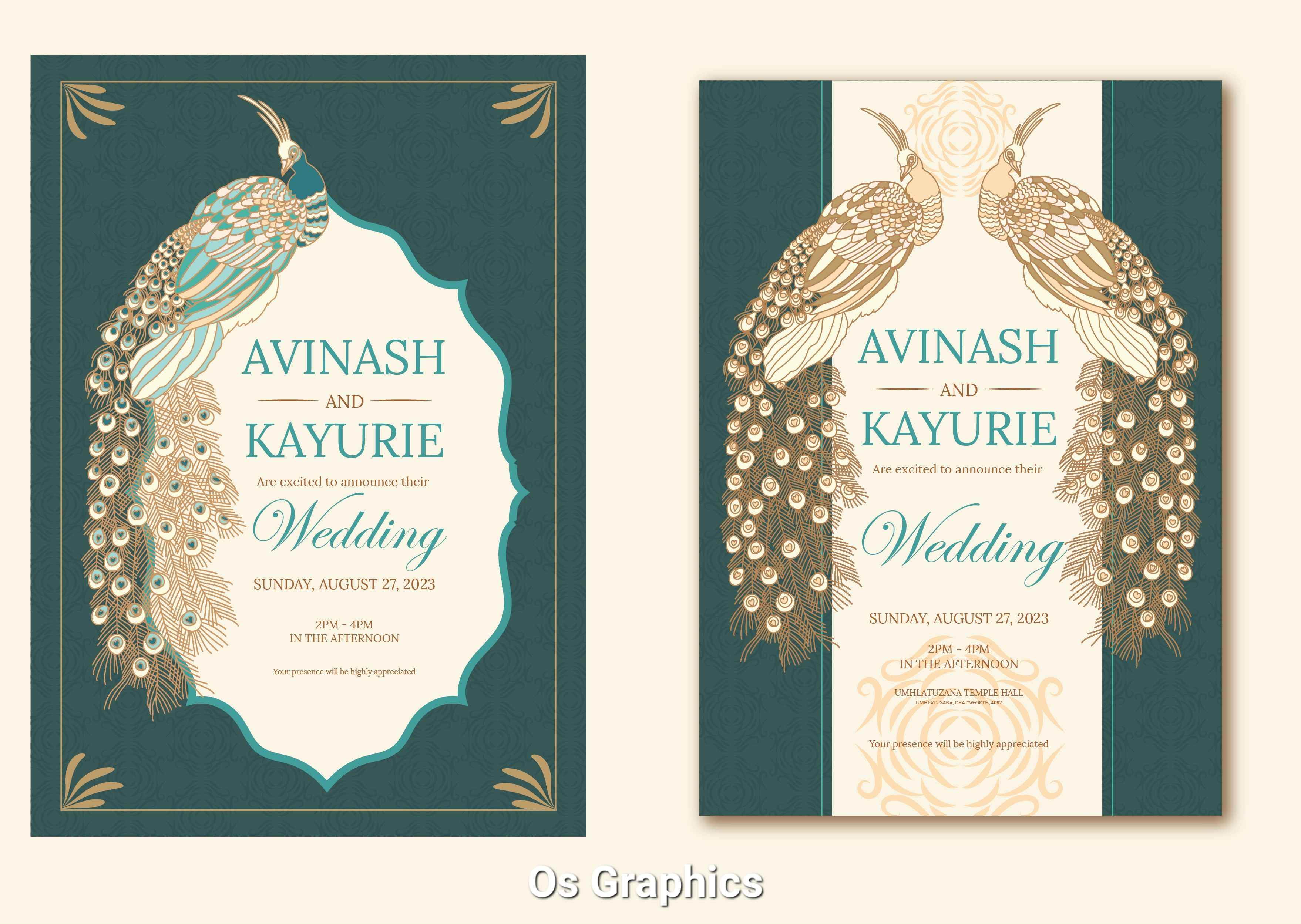 wedding card designs 
