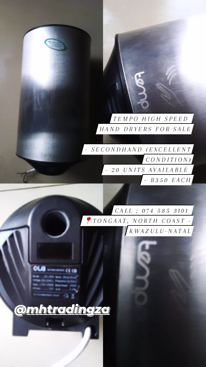 Tempo High Speed Hand Dryers for SALE