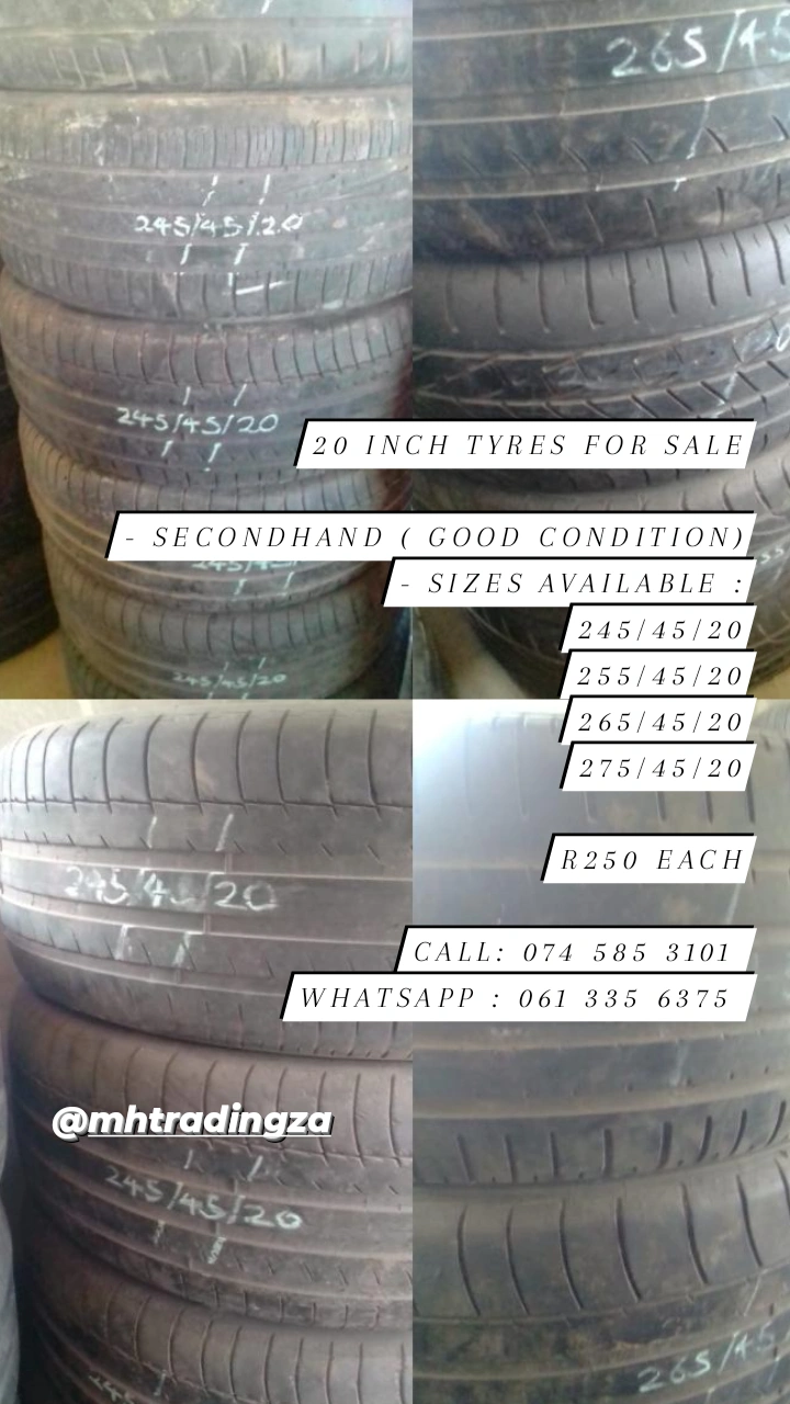 285/45/20 Inch Tyres for SALE