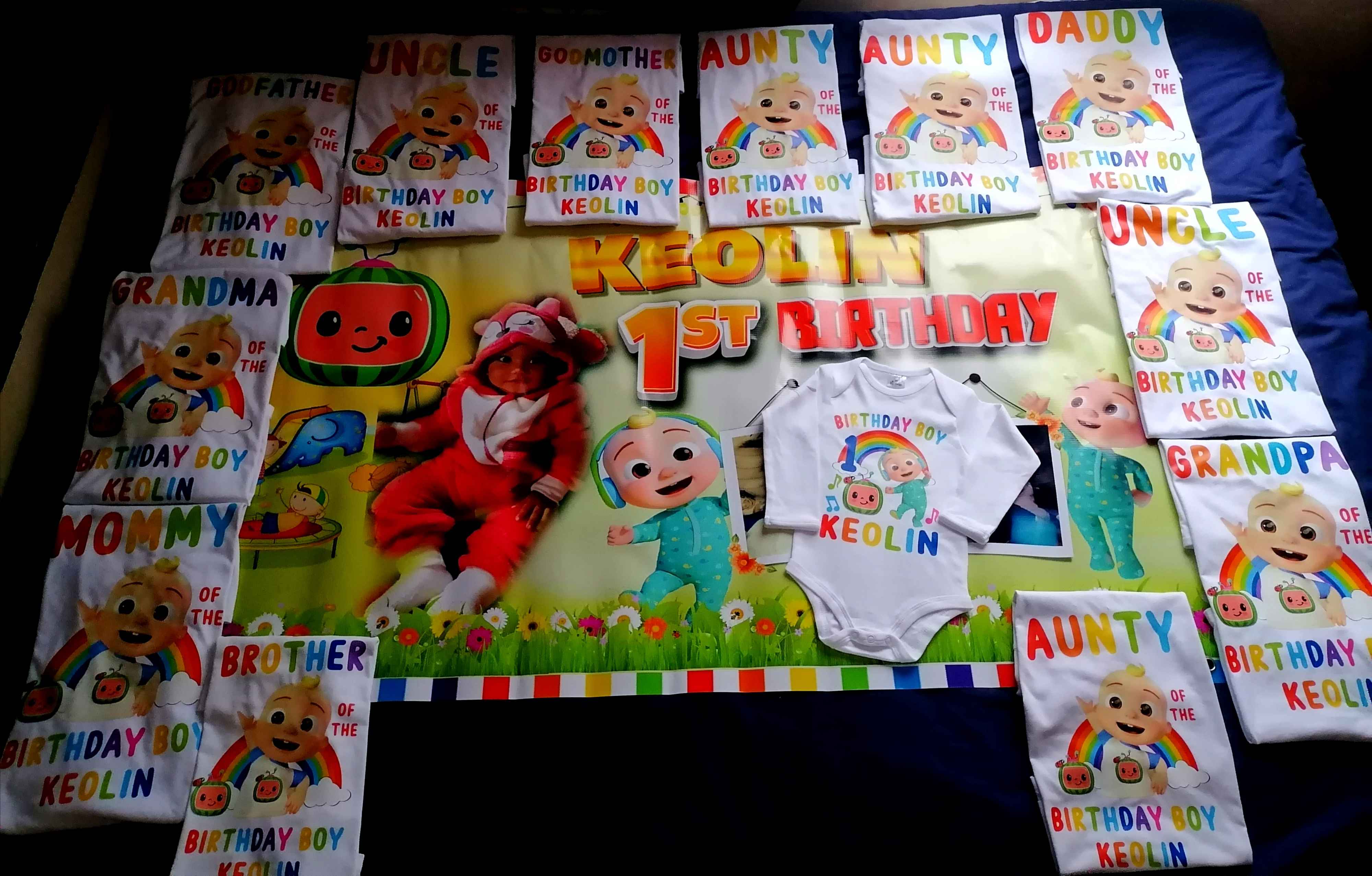 Cocomelon Birthday Tshirts