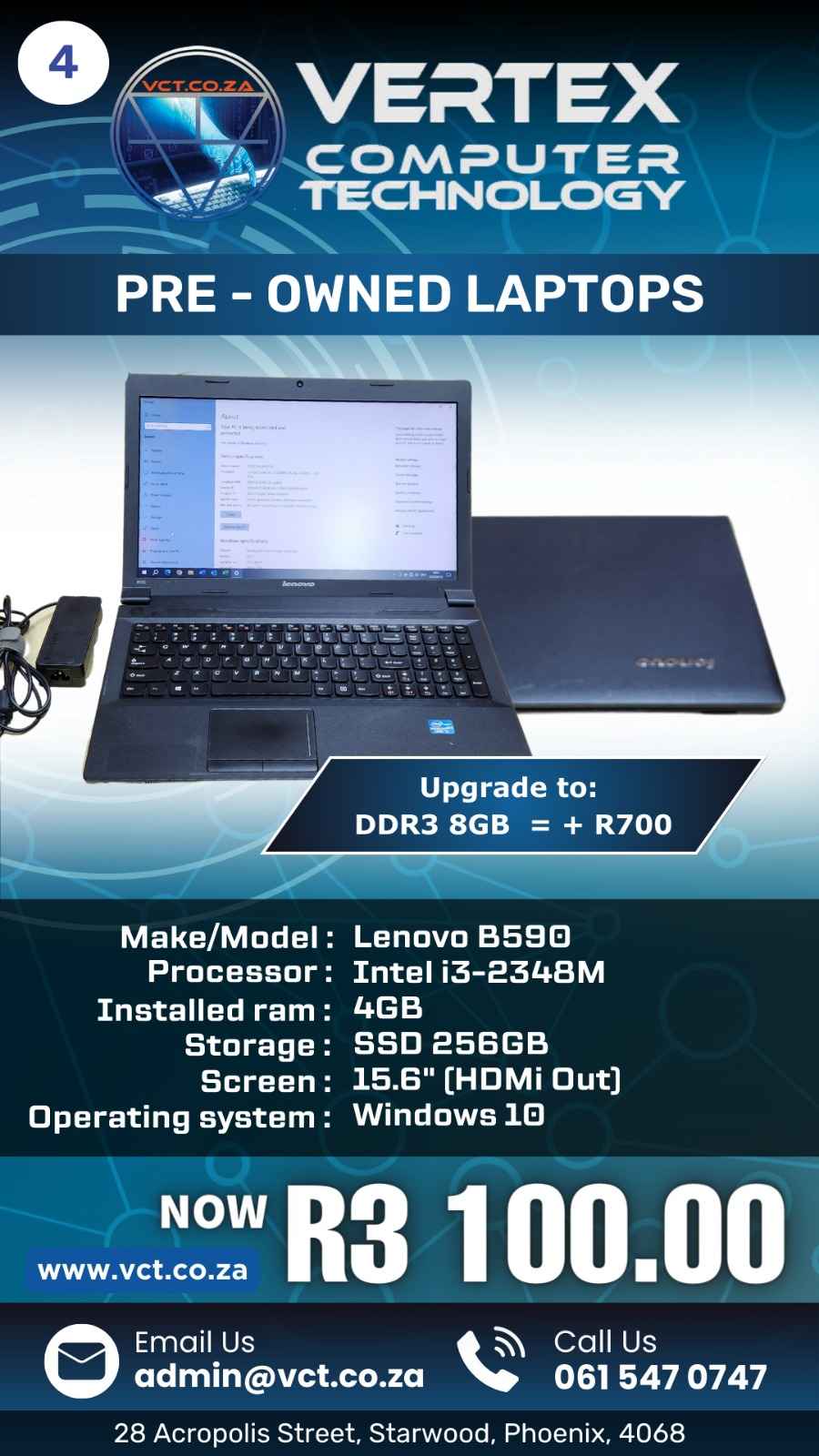 Lenovo B590, i3 laptop