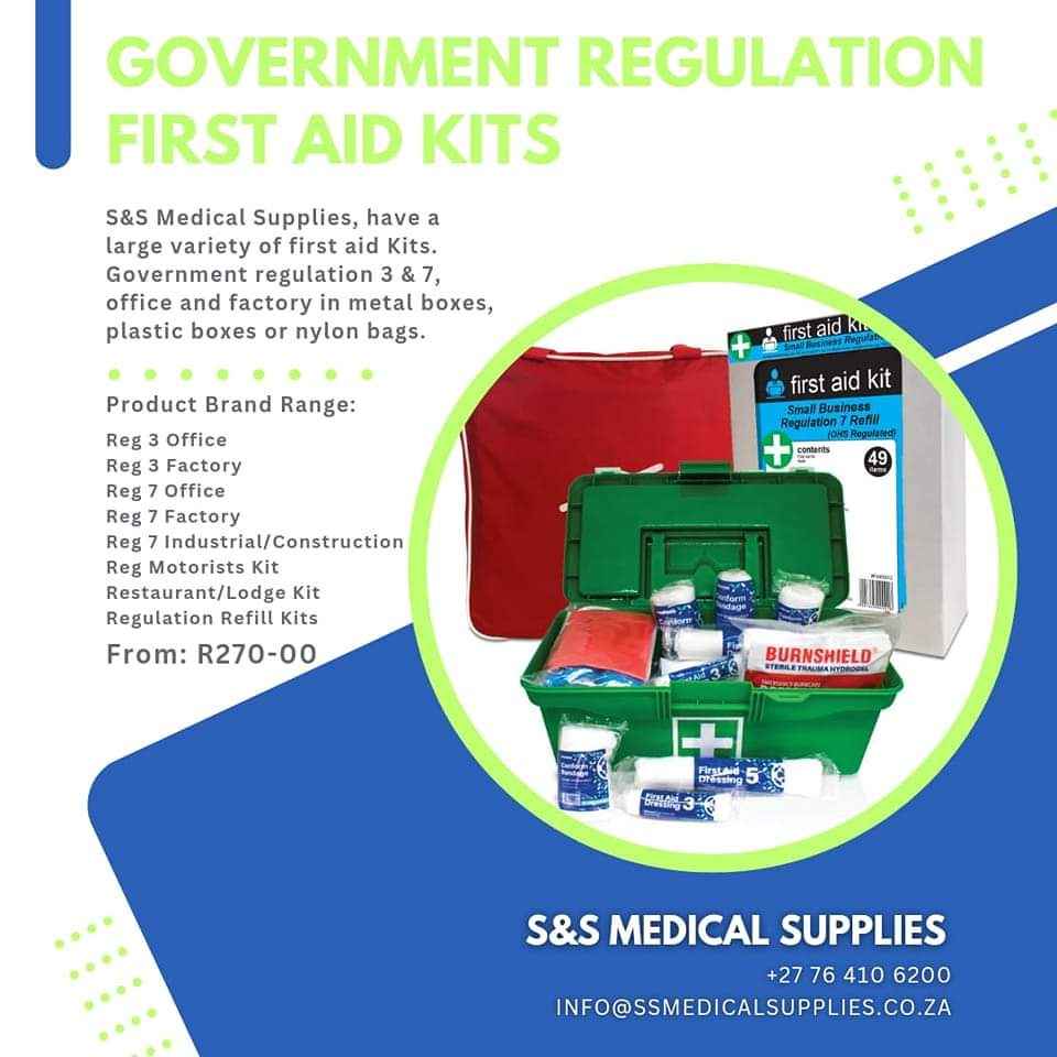 Government regulation first aid kits