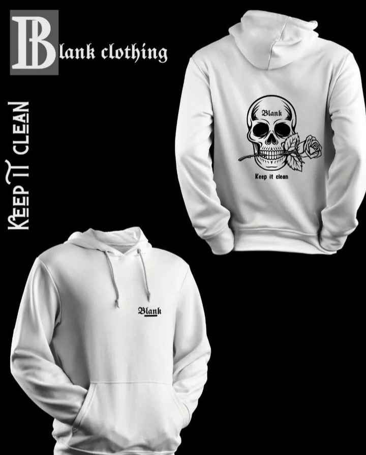 Blank Clothing skull kangaroo hoodie
