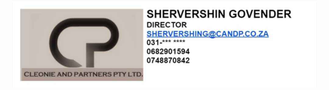 vershin Govender