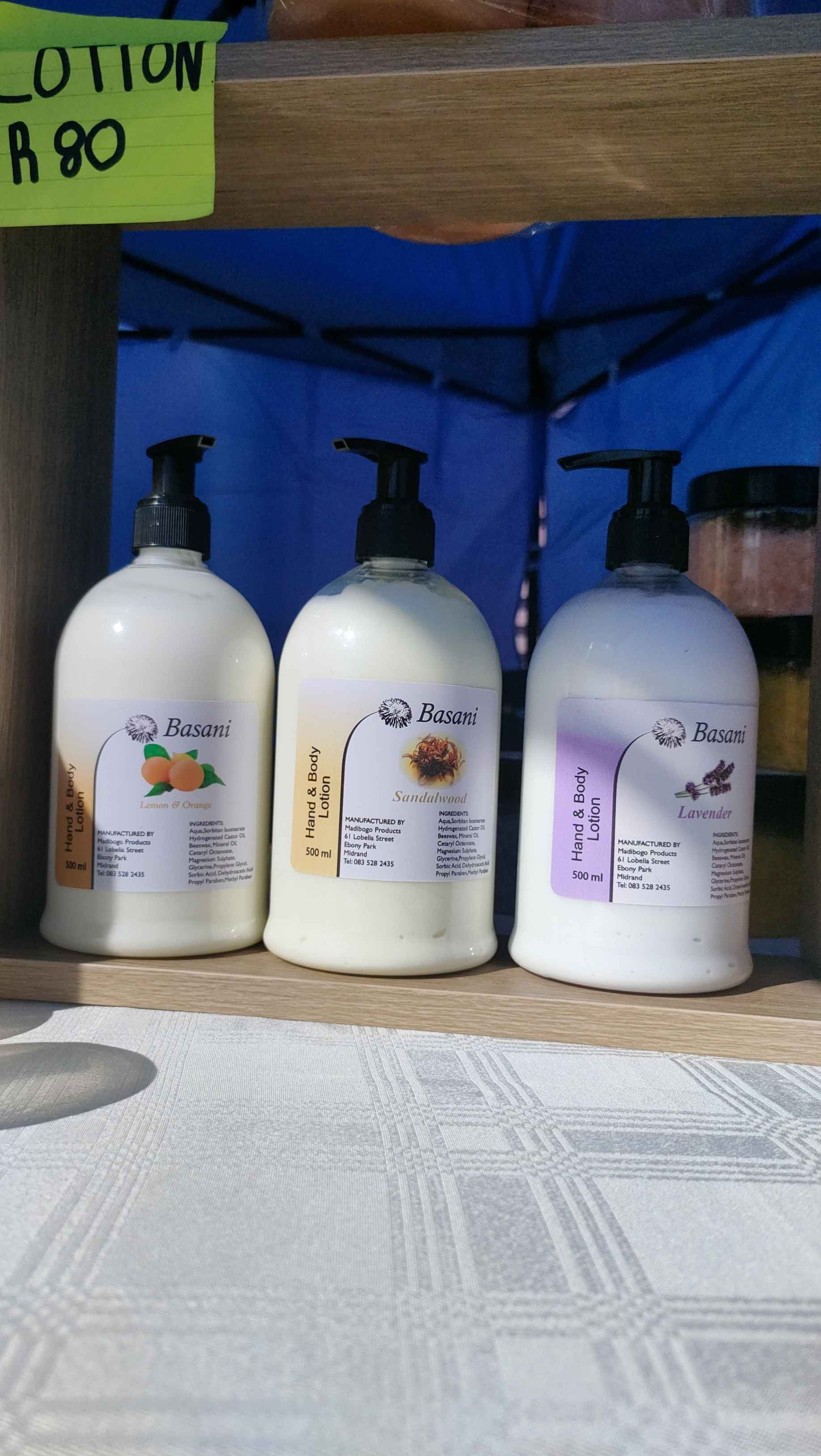 basani hand lotion 