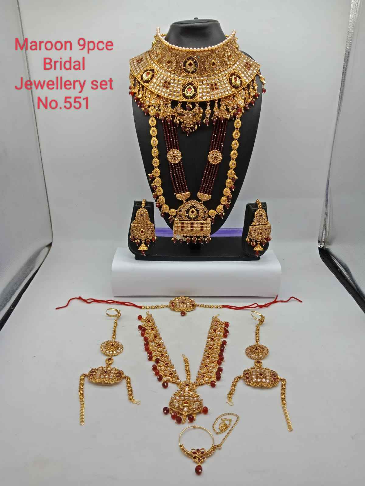 9pce Bridal jewellery sets