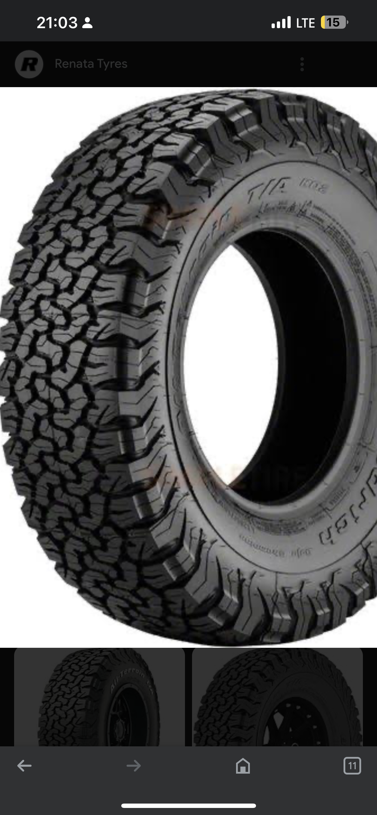 Bfgoodrich tyres 