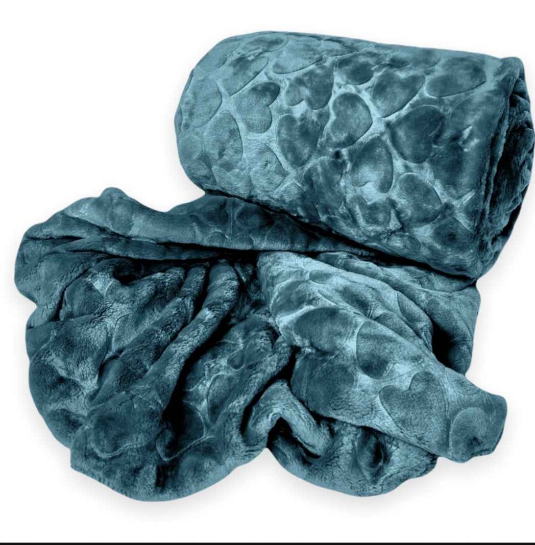 Rainbow fleece blanket