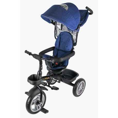 Second Hand Toddler Tricycle With SunShade - Dark Blue