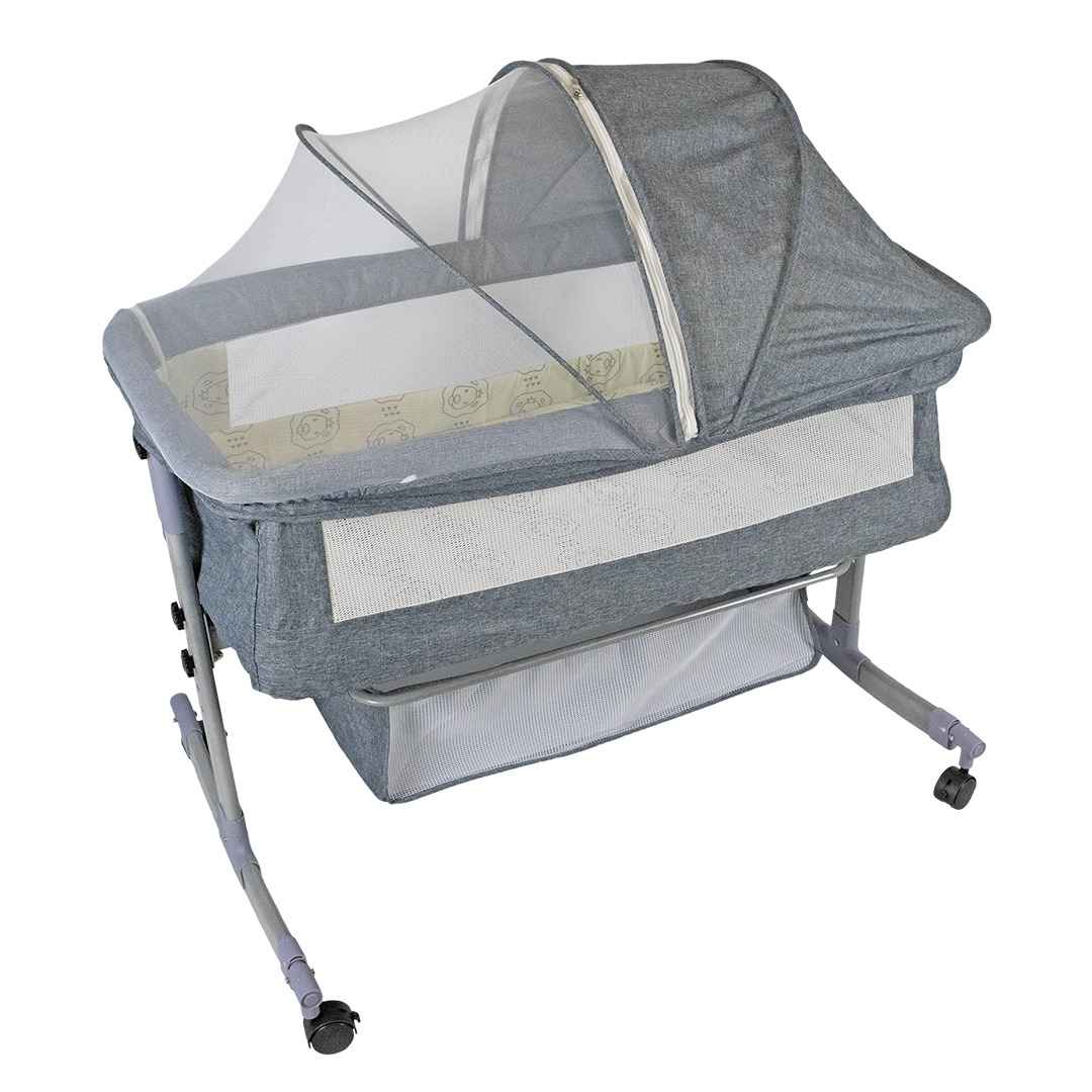 Second Hand Rocker Bassinet Crib and Co-Sleeper with Detachable Mosquito Net