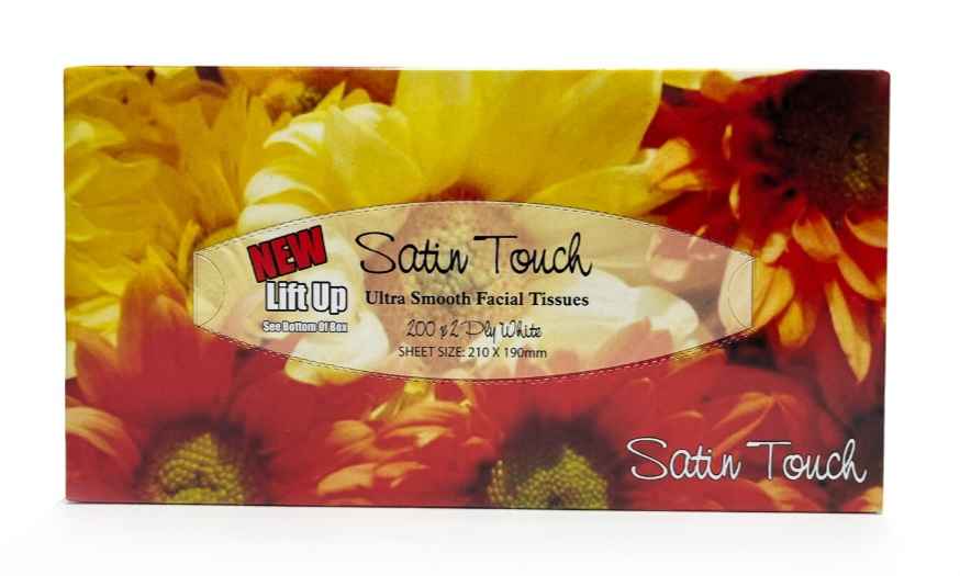 Satin Touch 2ply Facial Tissue (200's)
