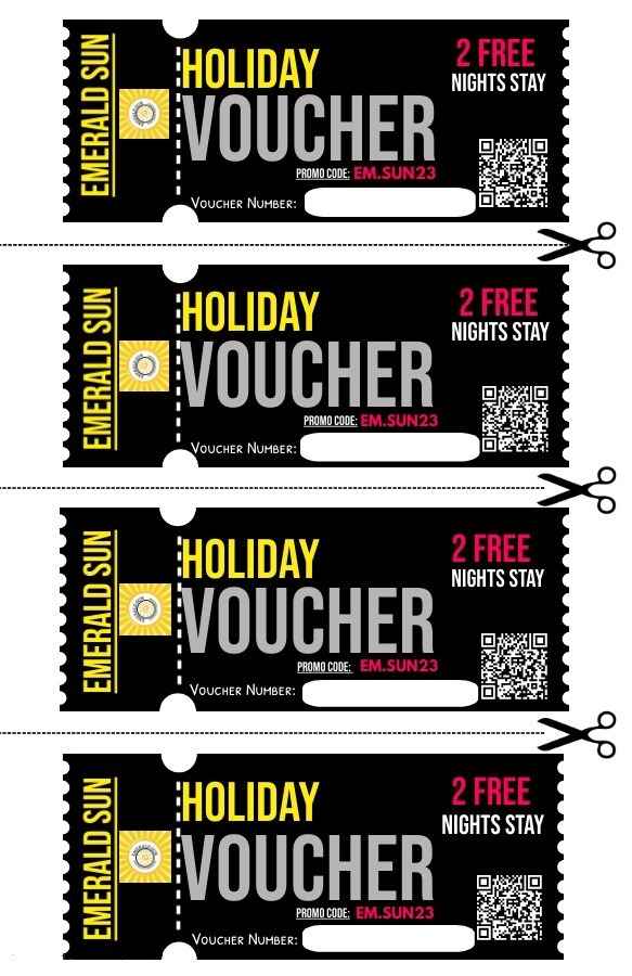 Emerald Sun Holiday Voucher