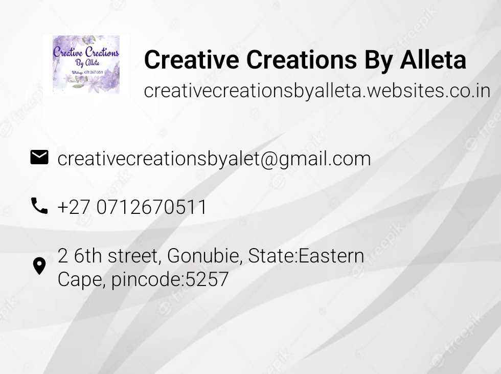 Creative Creations By Alleta