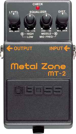 Boss metal zone MT2
