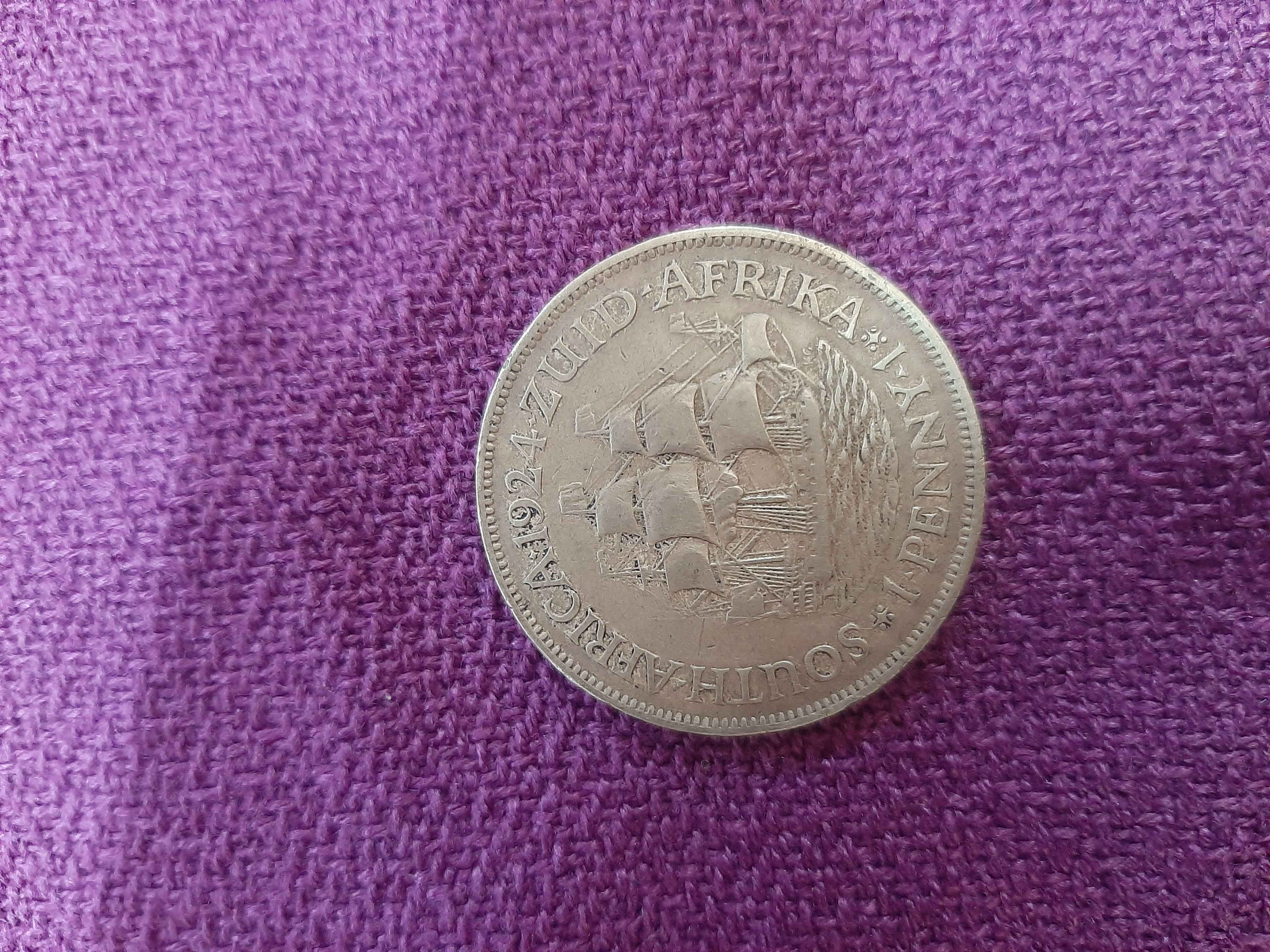 Old 1924 South African coin
