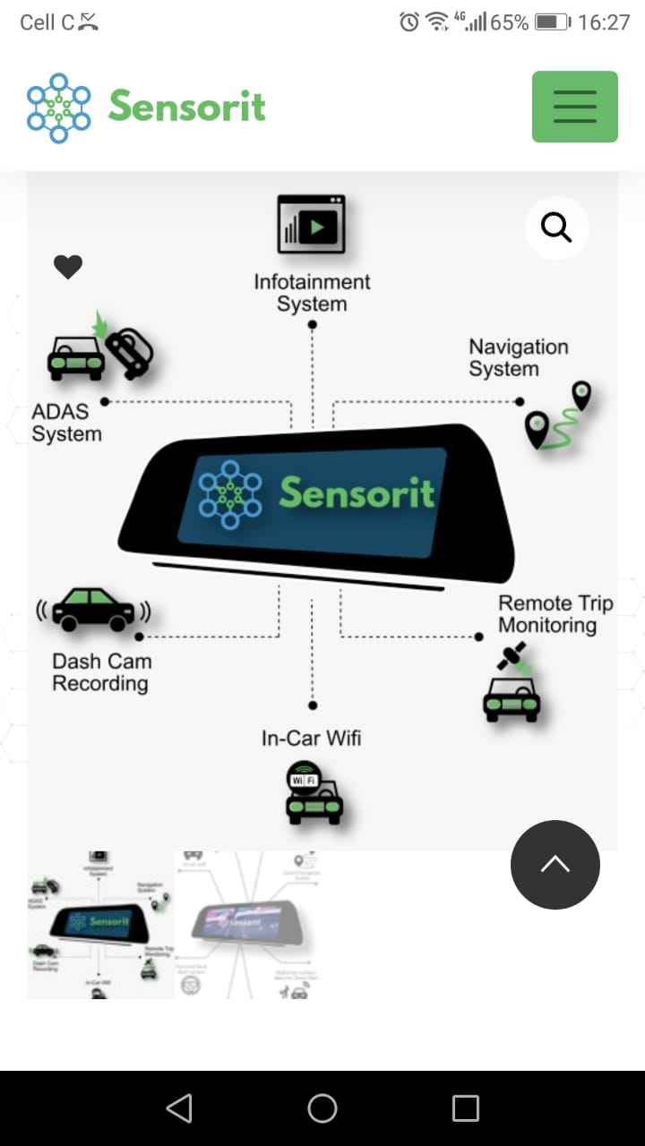 Sensorit Smart Rear-view Mirror 
